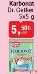 DR. OETKER KARBONAT 5X5 G DR. OETKER KARBONAT 5X5 G